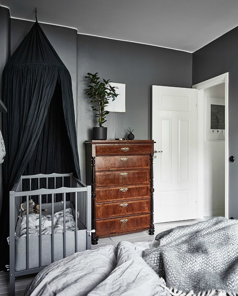 Kun vauvansängyn pitää mahtua vanhempien huoneeseen 